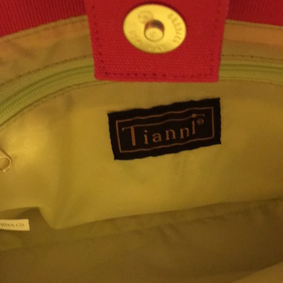 Tianni Pink Bamboo Handle Handbag - Picture 3 of 4